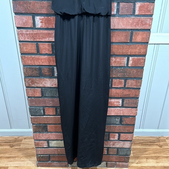 Tibi Halter Crisscross Silk Maxi Dress - Picture 9 of 14